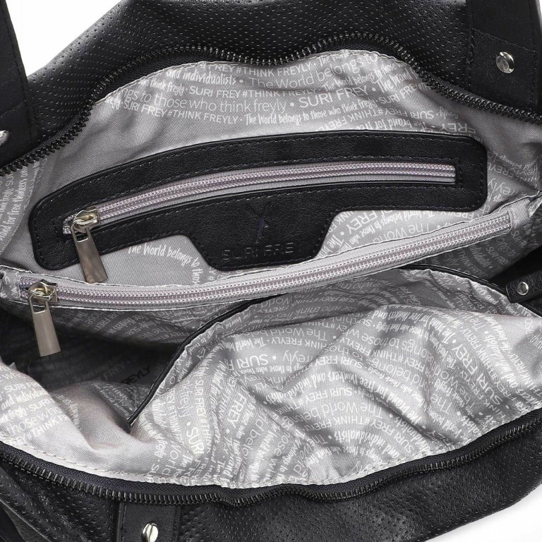 Shopper Bonny 13154 Blue, Farbe: blau/petrol, Marke: Suri Frey, EAN: 4056185153761, Abmessungen in cm: 44x31x17, Bild 4 von 5
