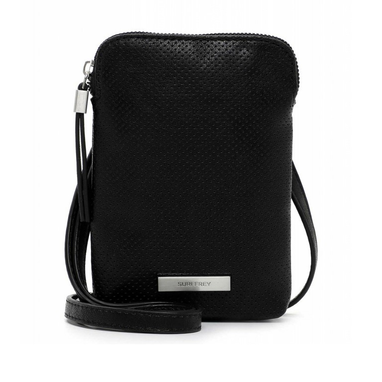 Umhängetasche / Handytasche Bonny 13156 Black, Farbe: schwarz, Marke: Suri Frey, EAN: 4056185153877, Abmessungen in cm: 11x17.5x2.5, Bild 1 von 5