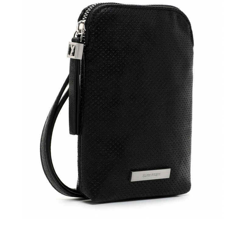 Umhängetasche / Handytasche Bonny 13156 Black, Farbe: schwarz, Marke: Suri Frey, EAN: 4056185153877, Abmessungen in cm: 11x17.5x2.5, Bild 2 von 5