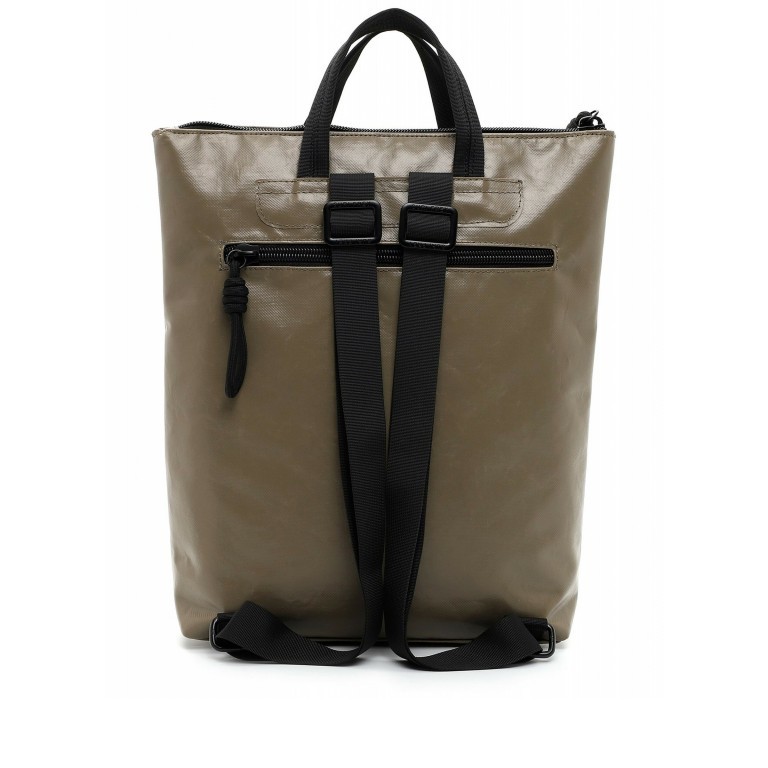 Rucksack Jessey-Plane 13026 mit Laptopfach 15 Zoll Khaki, Farbe: taupe/khaki, Marke: Suri Frey, EAN: 4056185152412, Abmessungen in cm: 30x40x10, Bild 3 von 6