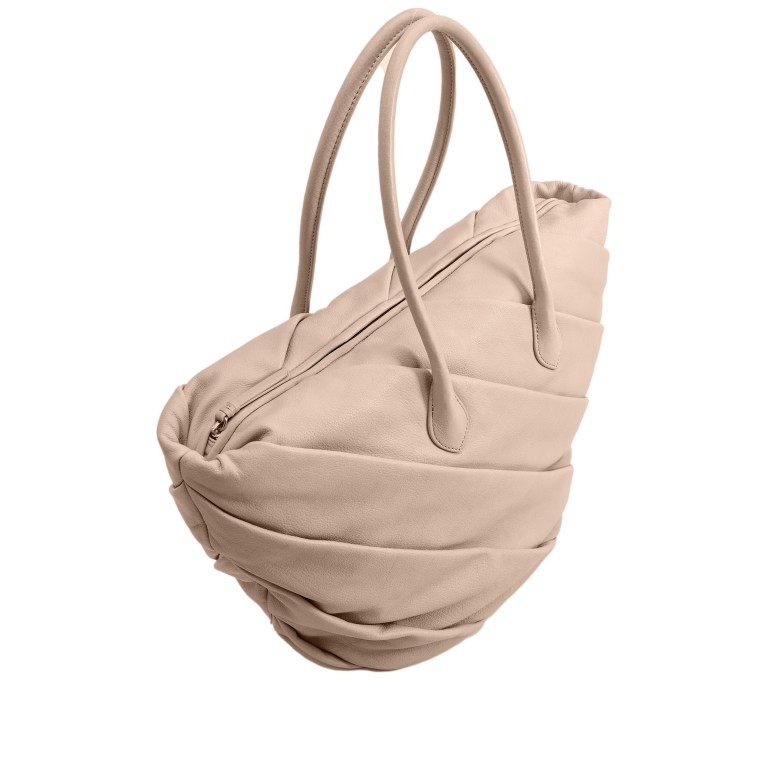 Shopper Soft Volume Noa Grainy Leather Light Beige, Farbe: beige, Marke: Les Visionnaires, EAN: 4260711672682, Abmessungen in cm: 52x56x17, Bild 3 von 7