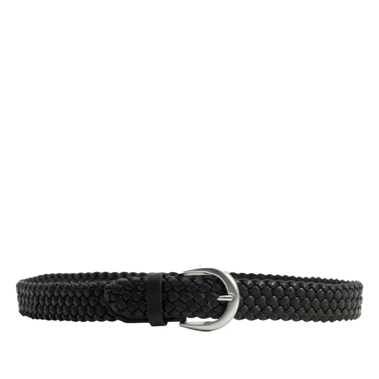 Gürtel Ida Silky Leather Belt Bundweite 100 CM Black, Farbe: schwarz, Marke: Les Visionnaires, EAN: 4260711674846, Bild 1 von 3