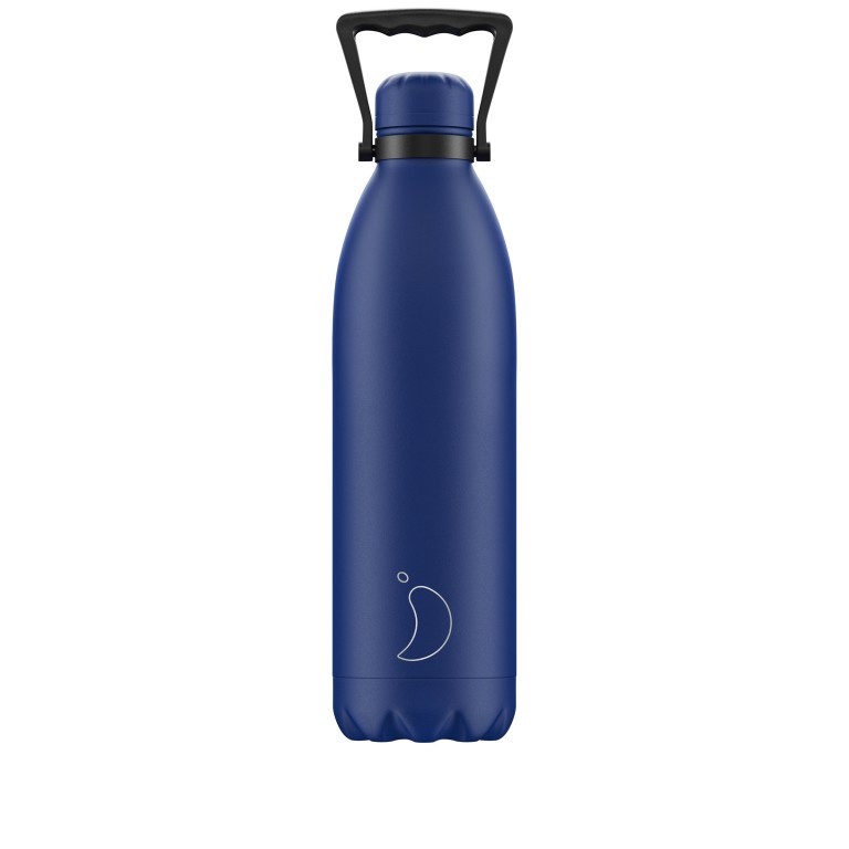 Trinkflasche Matte mit Griff Volumen 1800 ml Blue, Farbe: blau/petrol, Marke: Chilly's Bottles, EAN: 5056243502141, Bild 1 von 1