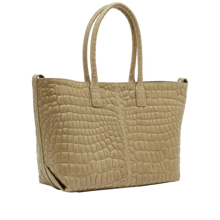Shopper Waxy Kroko Chelsea Dust, Farbe: taupe/khaki, Marke: Liebeskind Berlin, EAN: 4064657447416, Abmessungen in cm: 36x29x15, Bild 2 von 5
