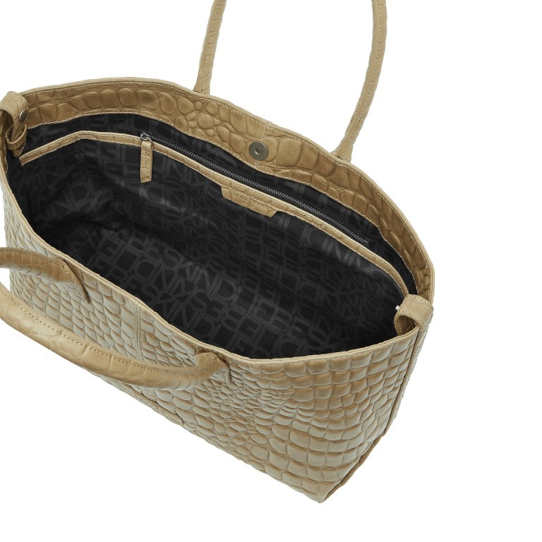 Shopper Waxy Kroko Chelsea Dust, Farbe: taupe/khaki, Marke: Liebeskind Berlin, EAN: 4064657447416, Abmessungen in cm: 36x29x15, Bild 4 von 5