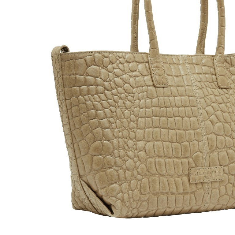 Shopper Waxy Kroko Chelsea Dust, Farbe: taupe/khaki, Marke: Liebeskind Berlin, EAN: 4064657447416, Abmessungen in cm: 36x29x15, Bild 5 von 5