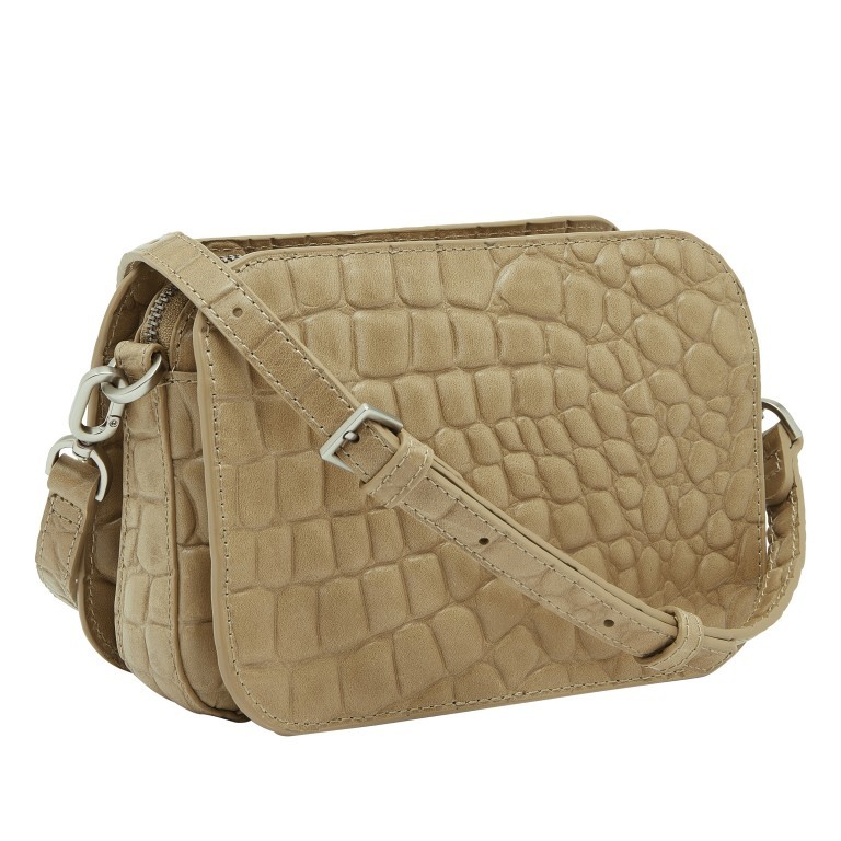 Umhängetasche Waxy Kroko Luka Dust, Farbe: taupe/khaki, Marke: Liebeskind Berlin, EAN: 4064657447164, Abmessungen in cm: 20x15x8, Bild 2 von 6