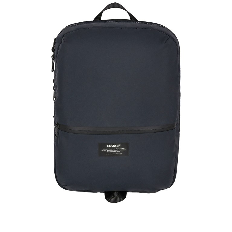 Rucksack CerlerAlf Backpack mit Laptopfach 15 Zoll Deep Navy, Farbe: blau/petrol, Marke: Ecoalf, EAN: 8445336146411, Abmessungen in cm: 33.5x47x14, Bild 1 von 5