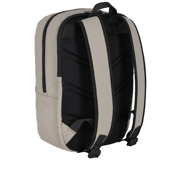 Rucksack CerlerAlf Backpack mit Laptopfach 15 Zoll Stone, Farbe: grau, Marke: Ecoalf, EAN: 8445336146398, Abmessungen in cm: 33.5x47x14, Bild 3 von 5