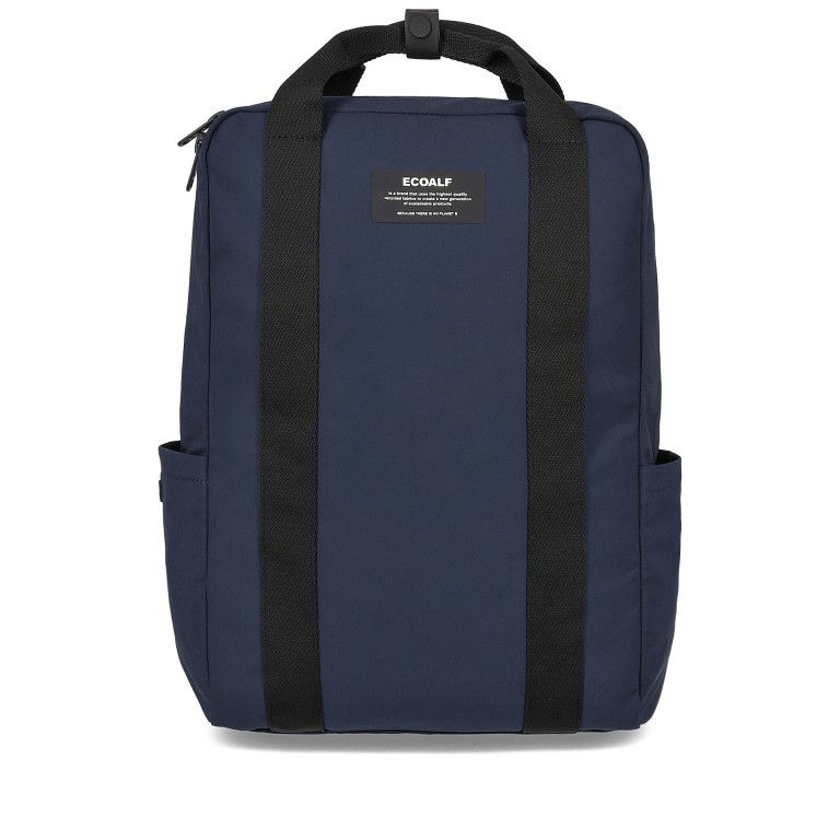 Rucksack NarAlf Backpack mit Laptopfach 15 Zoll Midnight Navy, Farbe: blau/petrol, Marke: Ecoalf, EAN: 8445336146466, Abmessungen in cm: 29.5x41x13.5, Bild 1 von 4
