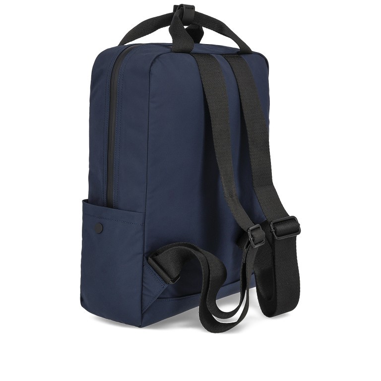 Rucksack NarAlf Backpack mit Laptopfach 15 Zoll Midnight Navy, Farbe: blau/petrol, Marke: Ecoalf, EAN: 8445336146466, Abmessungen in cm: 29.5x41x13.5, Bild 3 von 4