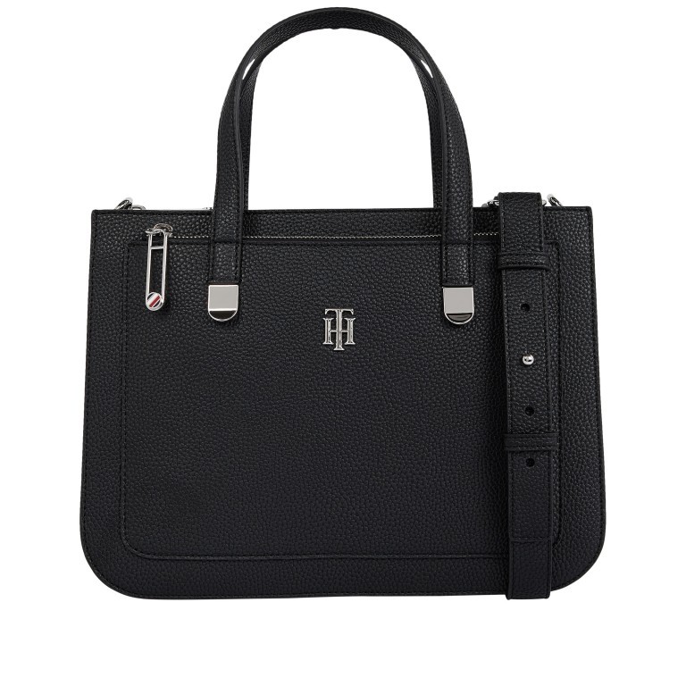 Handtasche Element Satchel Black, Farbe: schwarz, Marke: Tommy Hilfiger, EAN: 8720116547993, Abmessungen in cm: 31.5x23x9, Bild 1 von 1