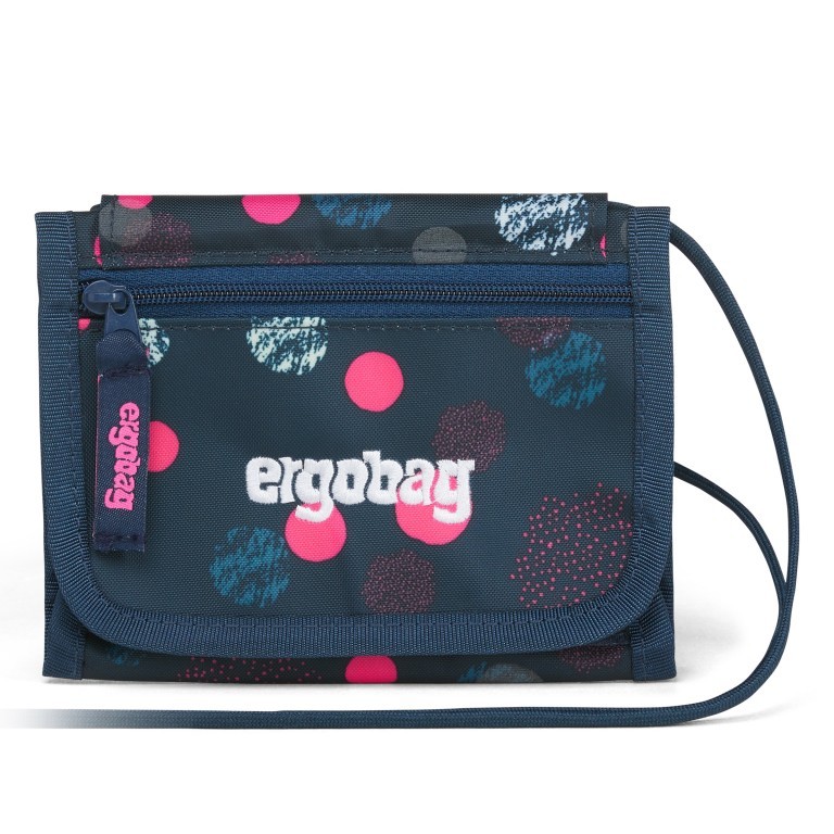 Brustbeutel Glow Edition PhantBärsiewelt Glow, Farbe: blau/petrol, Marke: Ergobag, EAN: 4057081121755, Abmessungen in cm: 14x10x1, Bild 1 von 3