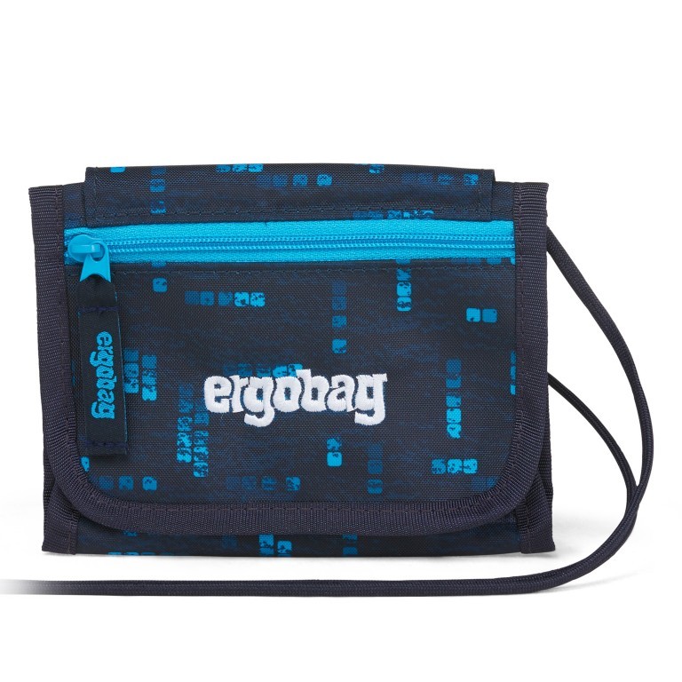 Brustbeutel Lumi Edition TiefseetauchBär, Farbe: blau/petrol, Marke: Ergobag, EAN: 4057081121809, Abmessungen in cm: 14x10x1, Bild 1 von 1