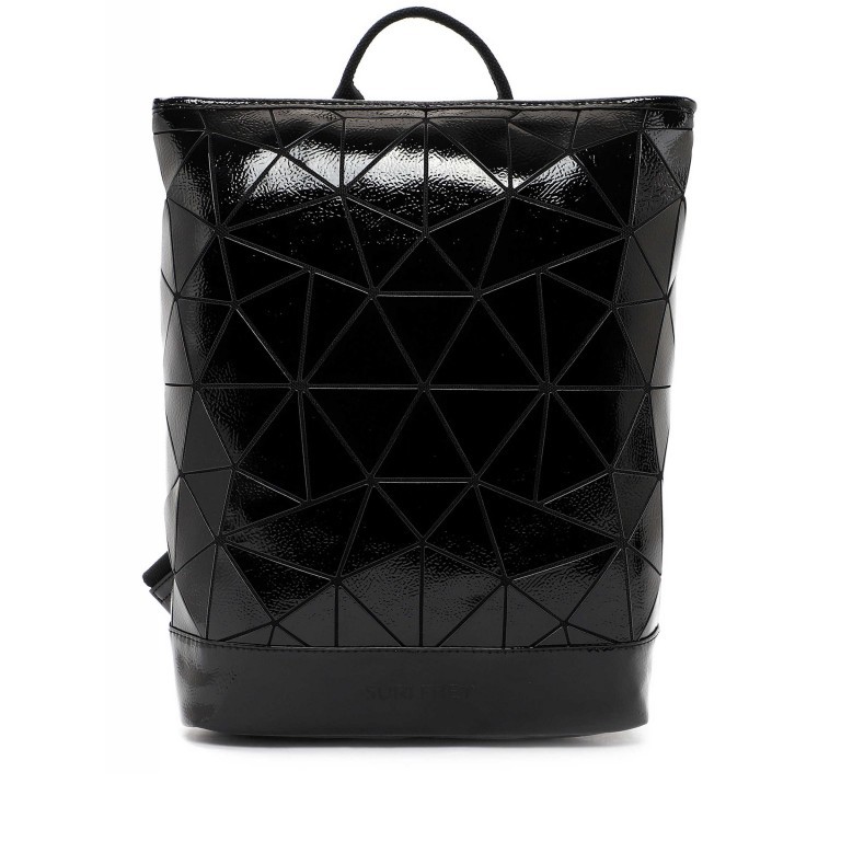 Rucksack Jessy-Lu 18041 Black Lack, Farbe: schwarz, Marke: Suri Frey, EAN: 4056185137426, Abmessungen in cm: 28.5x38.5x10, Bild 1 von 6