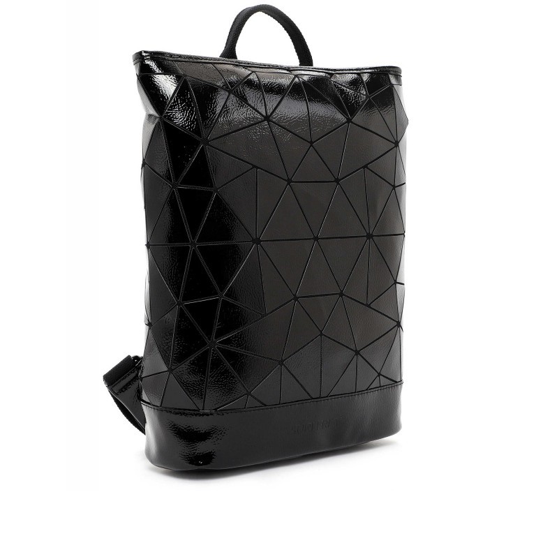Rucksack Jessy-Lu 18041 Black Lack, Farbe: schwarz, Marke: Suri Frey, EAN: 4056185137426, Abmessungen in cm: 28.5x38.5x10, Bild 2 von 6