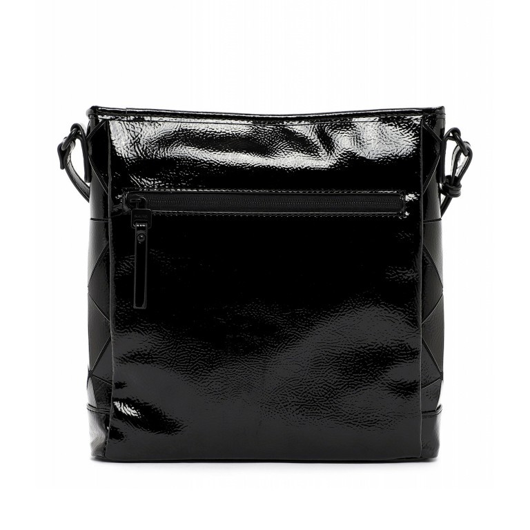 Umhängetasche Jessy-Lu 18043 Black Lack, Farbe: schwarz, Marke: Suri Frey, EAN: 4056185137501, Abmessungen in cm: 27x28x7, Bild 3 von 7