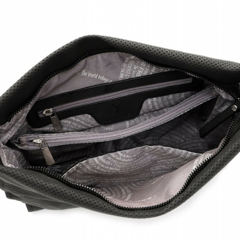 Beuteltasche Romy 13132 Black, Farbe: schwarz, Marke: Suri Frey, EAN: 4056185152917, Abmessungen in cm: 31.5x27x8, Bild 4 von 5