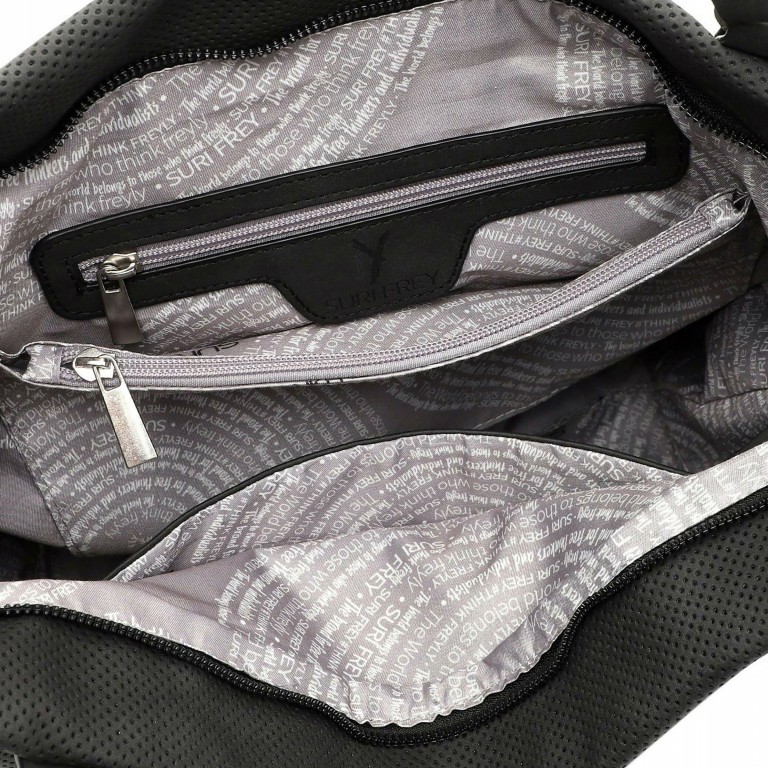 Handtasche Romy 13134 Black, Farbe: schwarz, Marke: Suri Frey, EAN: 4056185153037, Abmessungen in cm: 34x34x11.5, Bild 4 von 5