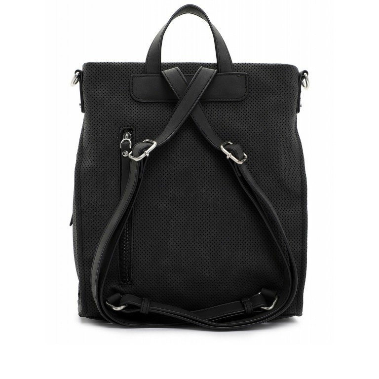 Rucksack / Beuteltasche Romy 13135 Black, Farbe: schwarz, Marke: Suri Frey, EAN: 4056185153099, Abmessungen in cm: 25.5x31.5x8, Bild 3 von 5