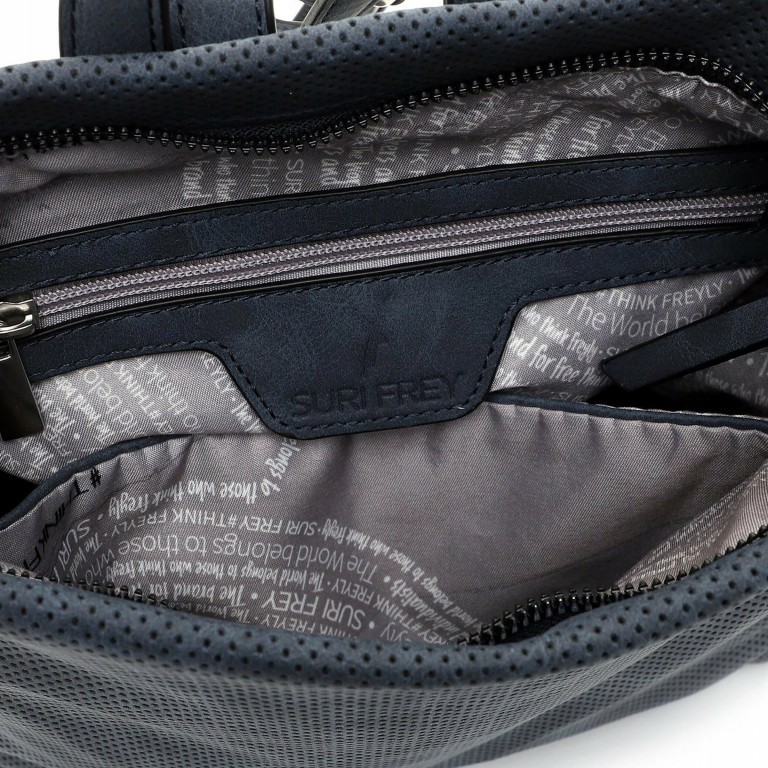Rucksack / Beuteltasche Romy 13135 Blue, Farbe: blau/petrol, Marke: Suri Frey, EAN: 4056185153129, Abmessungen in cm: 25.5x31.5x8, Bild 4 von 5