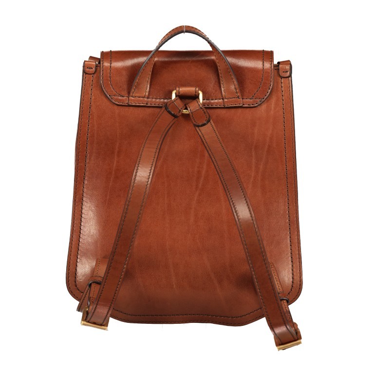 Rucksack Ada Marrone, Farbe: cognac, Marke: The Bridge, EAN: 8033748509766, Abmessungen in cm: 25x29x10, Bild 3 von 6