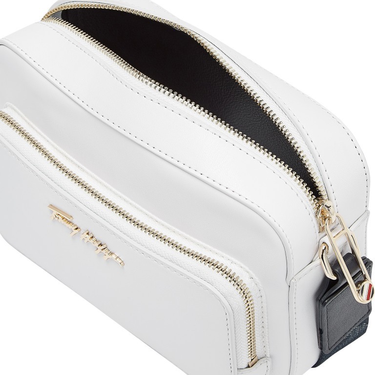 Umhängetasche Iconic Camera Bag Bright White, Farbe: weiß, Marke: Tommy Hilfiger, EAN: 8720116558630, Abmessungen in cm: 21.5x16x7, Bild 3 von 3