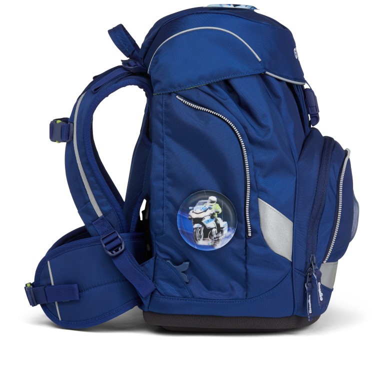 Schulranzen Pack Set 6-teilig Modell 2022 BlaulichtBär, Farbe: blau/petrol, Marke: Ergobag, EAN: 4057081119233, Abmessungen in cm: 25x35x22, Bild 3 von 12