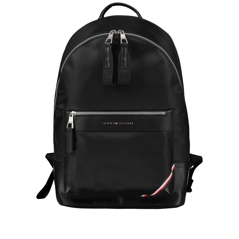 Rucksack Backpack Black, Farbe: schwarz, Marke: Tommy Hilfiger, EAN: 8720116521191, Abmessungen in cm: 31x45x15, Bild 1 von 8