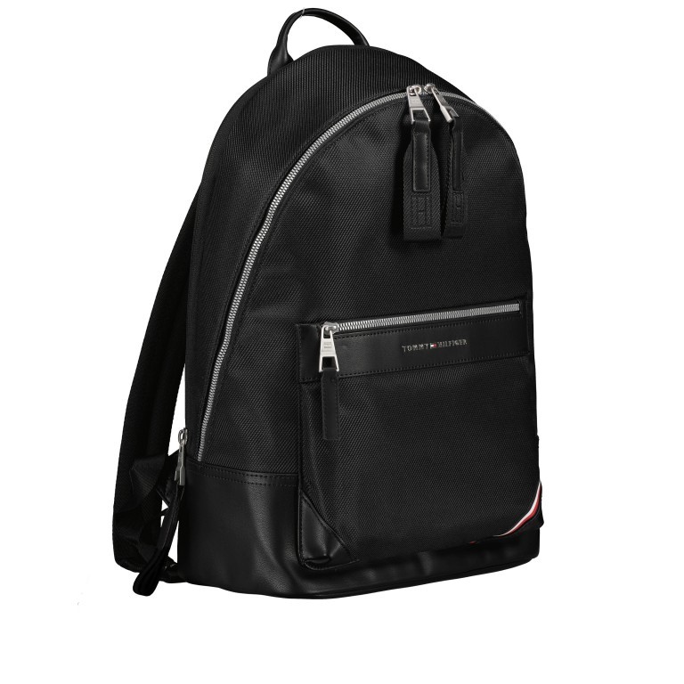 Rucksack Backpack Black, Farbe: schwarz, Marke: Tommy Hilfiger, EAN: 8720116521191, Abmessungen in cm: 31x45x15, Bild 2 von 8