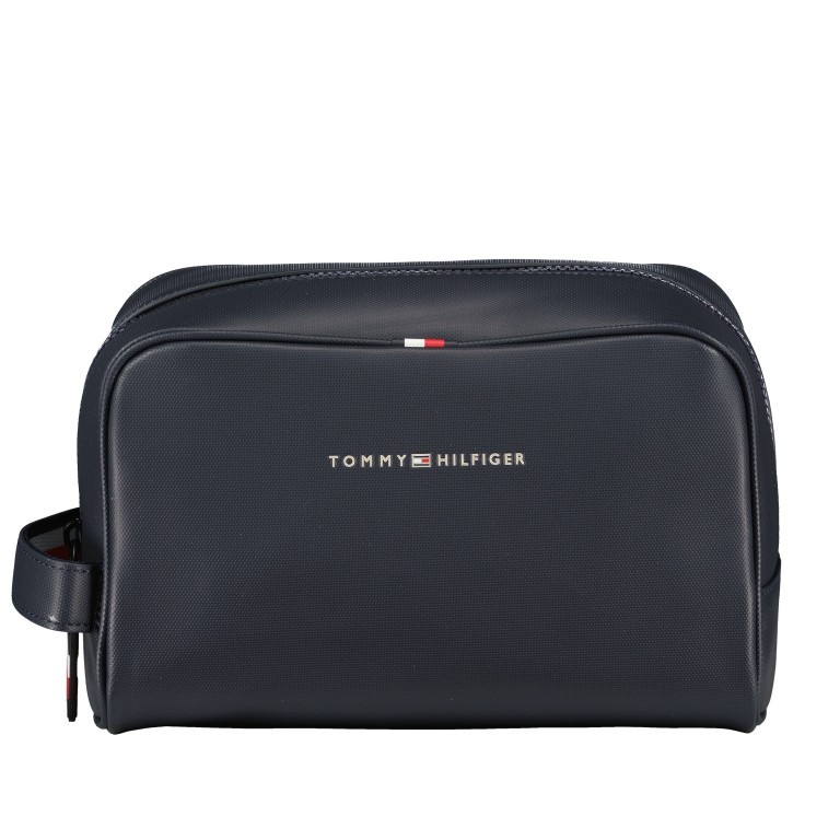 Kulturbeutel Essential Washbag Desert Sky, Farbe: blau/petrol, Marke: Tommy Hilfiger, EAN: 8720116555189, Abmessungen in cm: 24.5x16x10.5, Bild 1 von 5