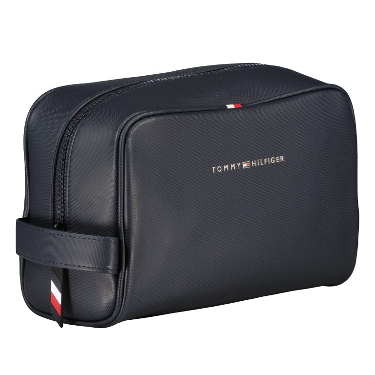 Kulturbeutel Essential Washbag Desert Sky, Farbe: blau/petrol, Marke: Tommy Hilfiger, EAN: 8720116555189, Abmessungen in cm: 24.5x16x10.5, Bild 2 von 5