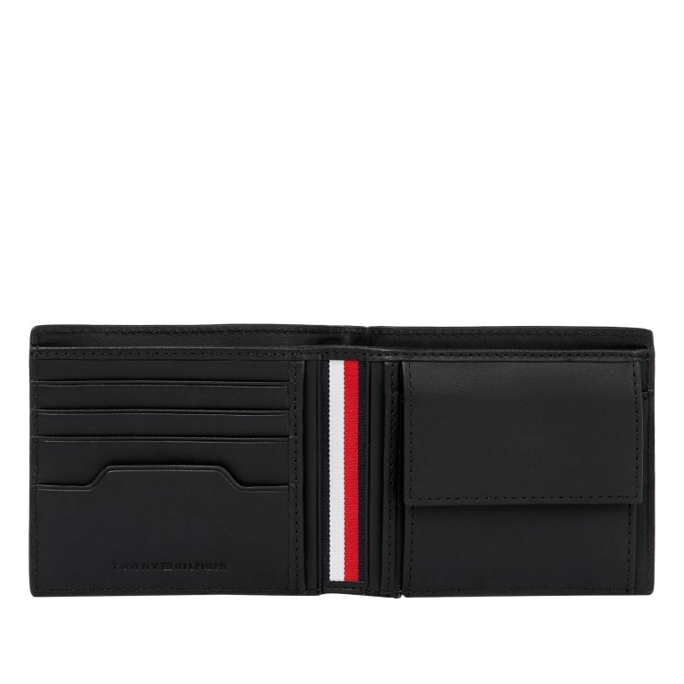 Scheintasche Commuter 2 In 1 Wallet mit herausnehmbarem Kartenetui Black, Farbe: schwarz, Marke: Tommy Hilfiger, EAN: 8720116555851, Abmessungen in cm: 11.5x9.5x2, Bild 3 von 3