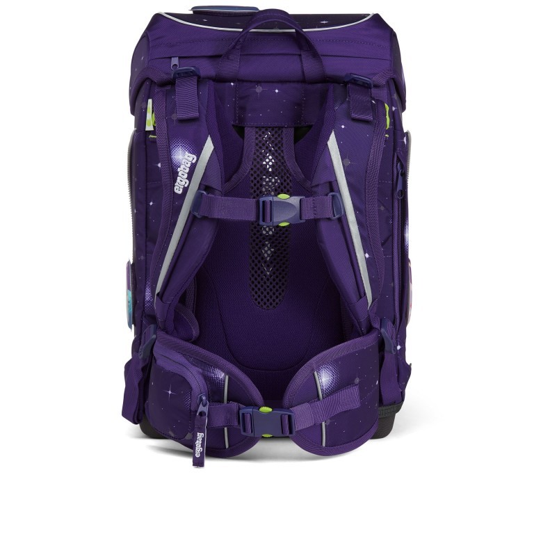Schulranzen Cubo Galaxy Glow Edition Set 5-teilig Modell 2022 Bärgasus, Farbe: flieder/lila, Marke: Ergobag, EAN: 4057081119622, Abmessungen in cm: 25x40x20, Bild 6 von 13
