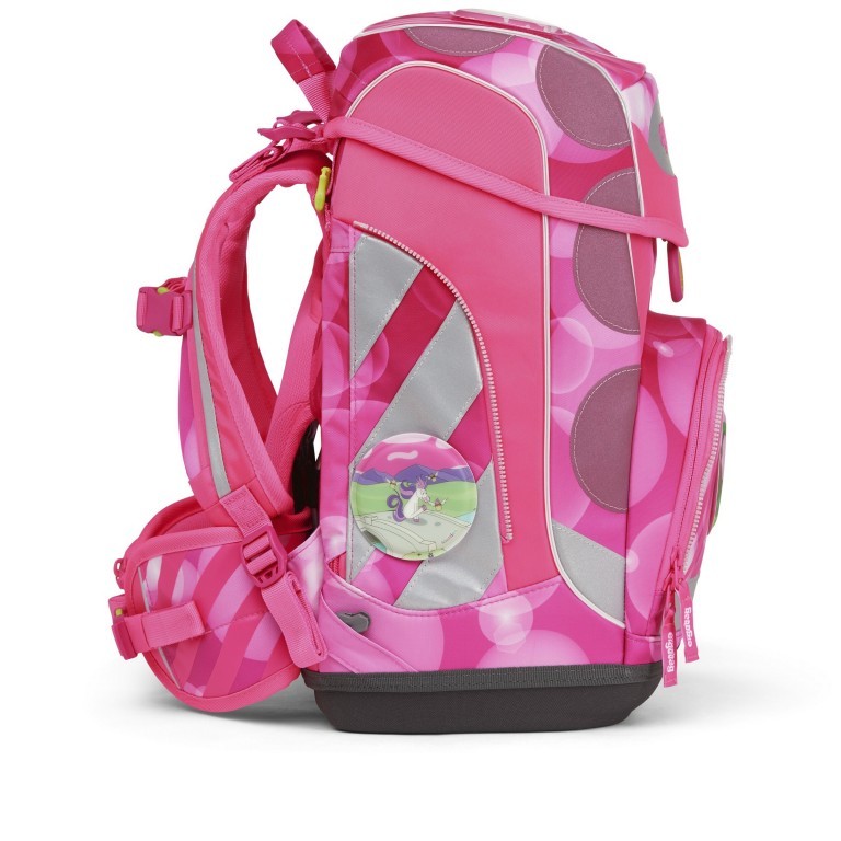 Schulranzen Cubo Neo Edition Set 5-teilig KuntBärbuntes Einhorn, Farbe: rosa/pink, Marke: Ergobag, EAN: 4057081119646, Abmessungen in cm: 25x40x25, Bild 4 von 13