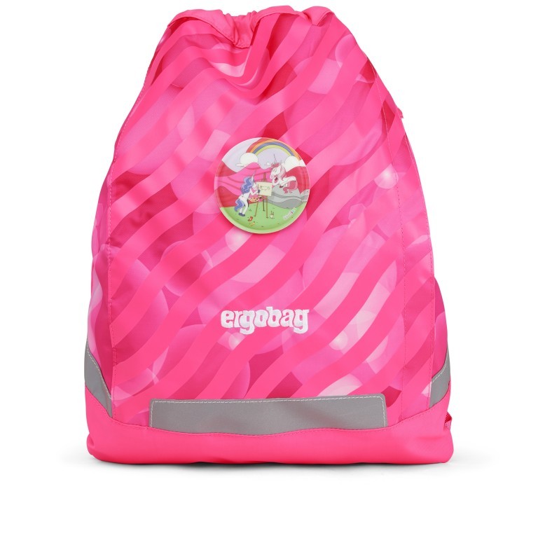 Schulranzen Cubo Neo Edition Set 5-teilig KuntBärbuntes Einhorn, Farbe: rosa/pink, Marke: Ergobag, EAN: 4057081119646, Abmessungen in cm: 25x40x25, Bild 10 von 13