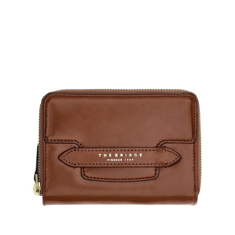 Geldbörse Story Donna Marrone, Farbe: cognac, Marke: The Bridge, EAN: 8033748510786, Abmessungen in cm: 13x10x3, Bild 1 von 4