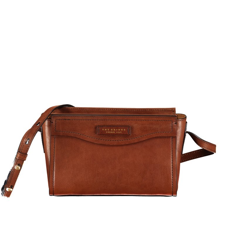 Umhängetasche Angela Marrone, Farbe: cognac, Marke: The Bridge, EAN: 8033748511974, Abmessungen in cm: 24x15x6, Bild 1 von 6