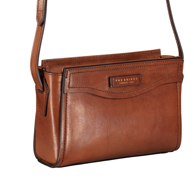 Umhängetasche Angela Marrone, Farbe: cognac, Marke: The Bridge, EAN: 8033748511974, Abmessungen in cm: 24x15x6, Bild 2 von 6