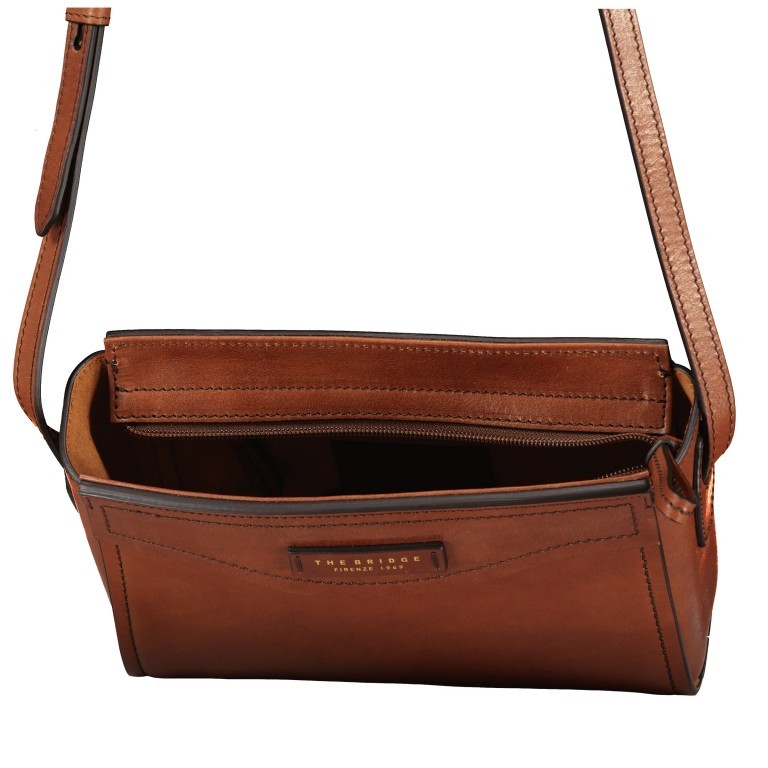 Umhängetasche Angela Marrone, Farbe: cognac, Marke: The Bridge, EAN: 8033748511974, Abmessungen in cm: 24x15x6, Bild 6 von 6