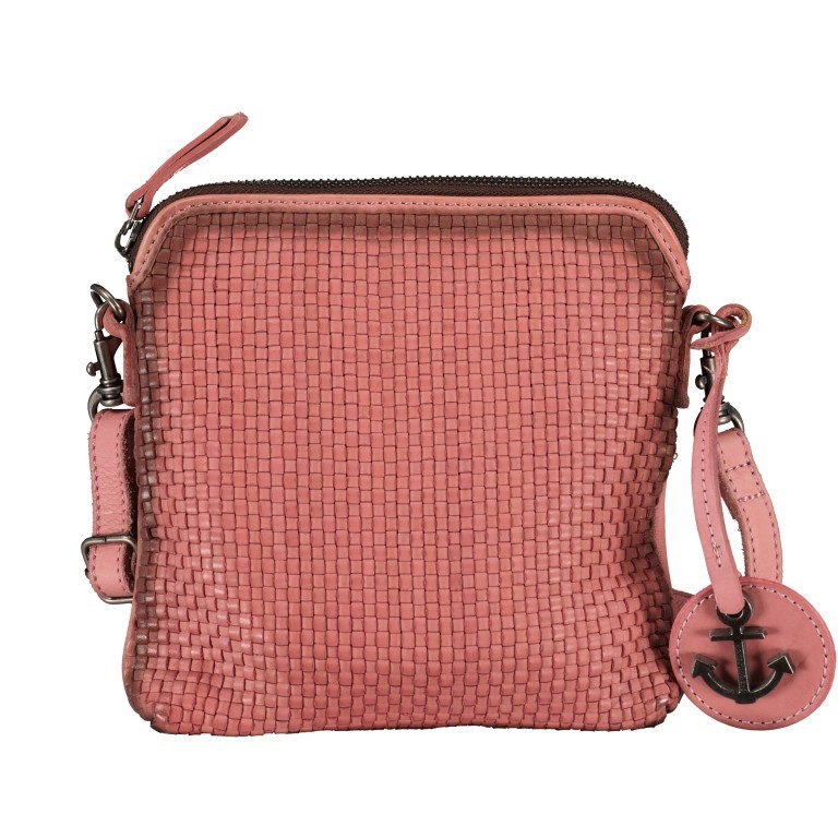 Umhängetasche Soft-Weaving Thelma B3.9786 Baby Flamingo, Farbe: rosa/pink, Marke: Harbour 2nd, EAN: 4046478058187, Abmessungen in cm: 19.5x20x3, Bild 1 von 8