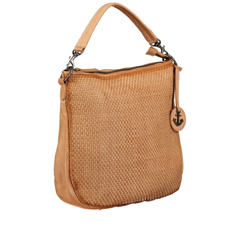 Beuteltasche Soft-Weaving Maureen B3.9811 Sweet Caramel, Farbe: cognac, Marke: Harbour 2nd, EAN: 4046478055568, Abmessungen in cm: 36x29x10.5, Bild 2 von 9