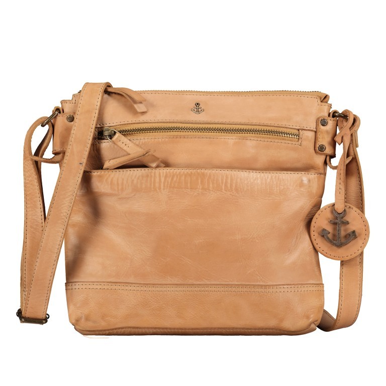 Umhängetasche Anchor-Love Isalie B3.7599 Sweet Caramel, Farbe: cognac, Marke: Harbour 2nd, EAN: 4046478055094, Abmessungen in cm: 27x23x3, Bild 1 von 6