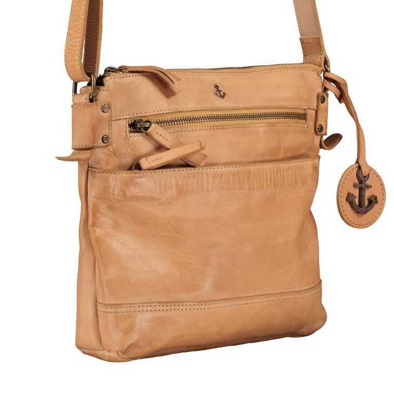 Umhängetasche Anchor-Love Isalie B3.7599 Sweet Caramel, Farbe: cognac, Marke: Harbour 2nd, EAN: 4046478055094, Abmessungen in cm: 27x23x3, Bild 2 von 6