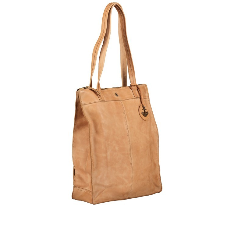 Rucksack / Shopper Anchor-Love Franka AL.10492 Sweet Caramel, Farbe: cognac, Marke: Harbour 2nd, EAN: 4046478055230, Abmessungen in cm: 30x36x10, Bild 2 von 7