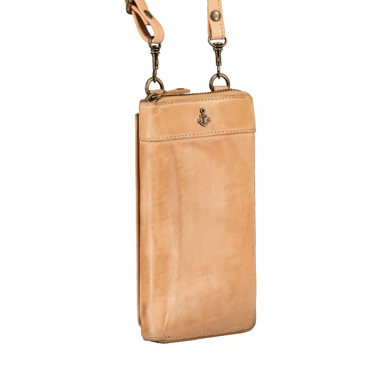 Geldbörse / Handytasche Anchor-Love Lina B3.2262 mit Schulterriemen Sweet Caramel, Farbe: cognac, Marke: Harbour 2nd, EAN: 4046478055407, Abmessungen in cm: 11x19.5x2.5, Bild 2 von 8