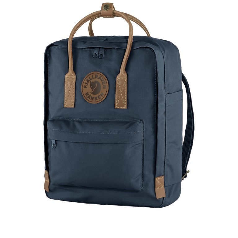 Rucksack Kånken No. 2 Navy, Farbe: blau/petrol, Marke: Fjällräven, EAN: 7323450022129, Abmessungen in cm: 27x38x13, Bild 2 von 7