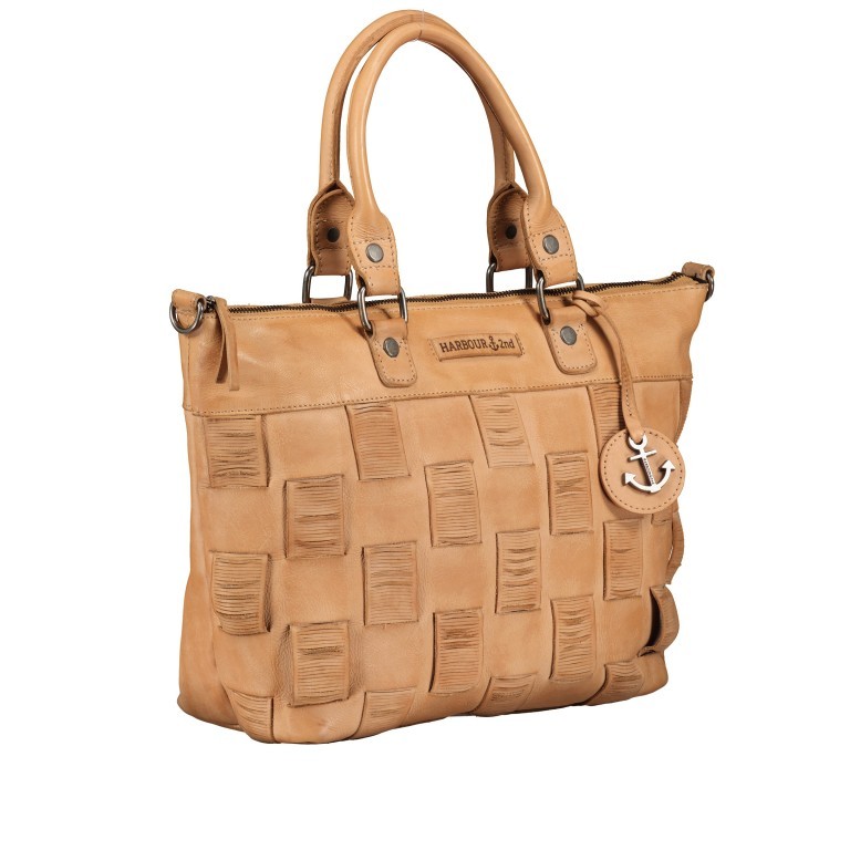 Handtasche New-Lines Philine NL.11154 Sweet Caramel, Farbe: cognac, Marke: Harbour 2nd, EAN: 4046478058507, Abmessungen in cm: 38x26x11, Bild 2 von 8