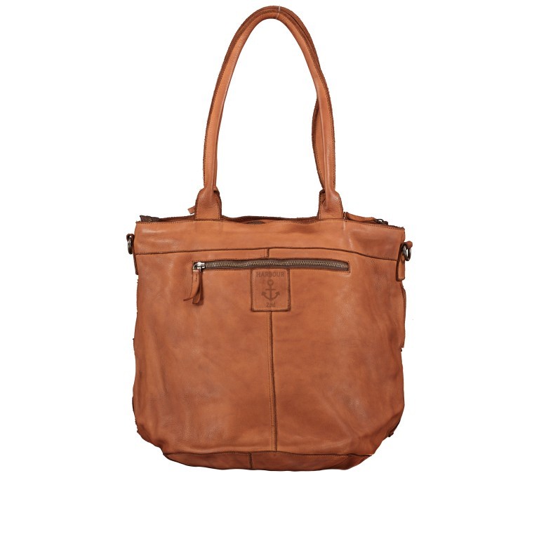 Handtasche New-Lines Karoline NL.11155 Charming Cognac, Farbe: cognac, Marke: Harbour 2nd, EAN: 4046478058538, Abmessungen in cm: 46.5x36.5x6, Bild 3 von 7