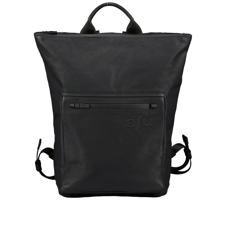 Rucksack Japan Okayama mit Laptopfach 13 Zoll Black, Farbe: schwarz, Marke: Aunts & Uncles, EAN: 4250394975798, Abmessungen in cm: 26x40x15, Bild 1 von 7